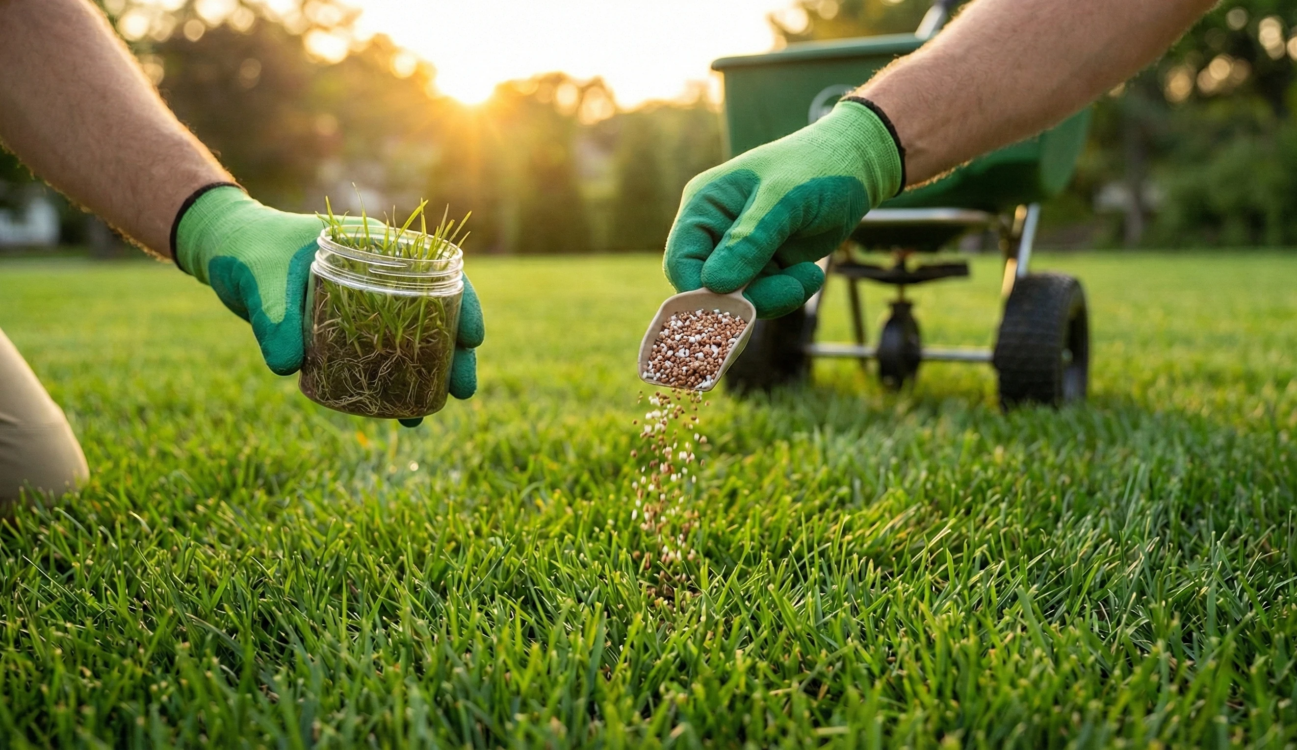Fungi and grub control treatment